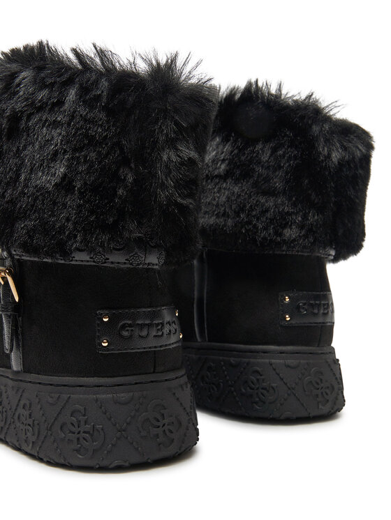 Guess Guess Μποτάκια Uncie FLFUNC ESU10 Μαύρο