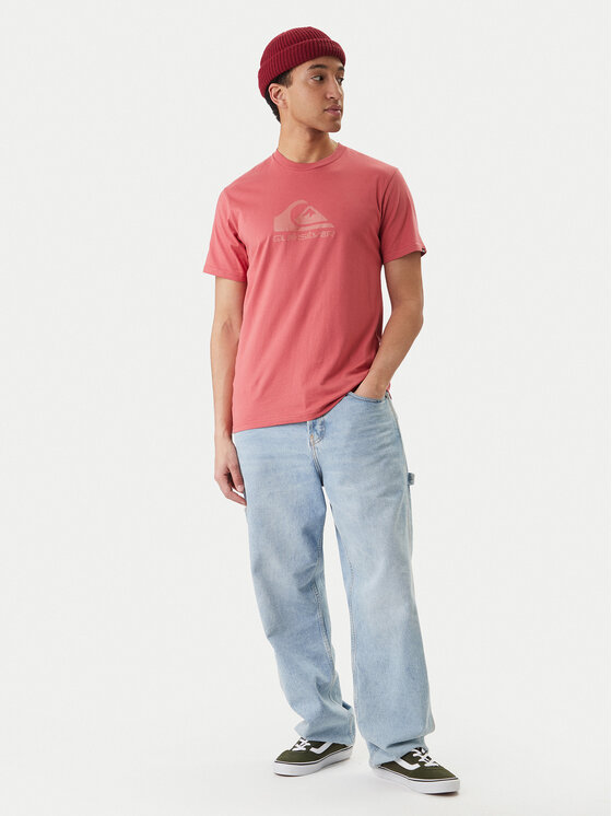 Quiksilver Quiksilver Tričko Ev Comp Logo EQYZT08182 Červená Regular Fit