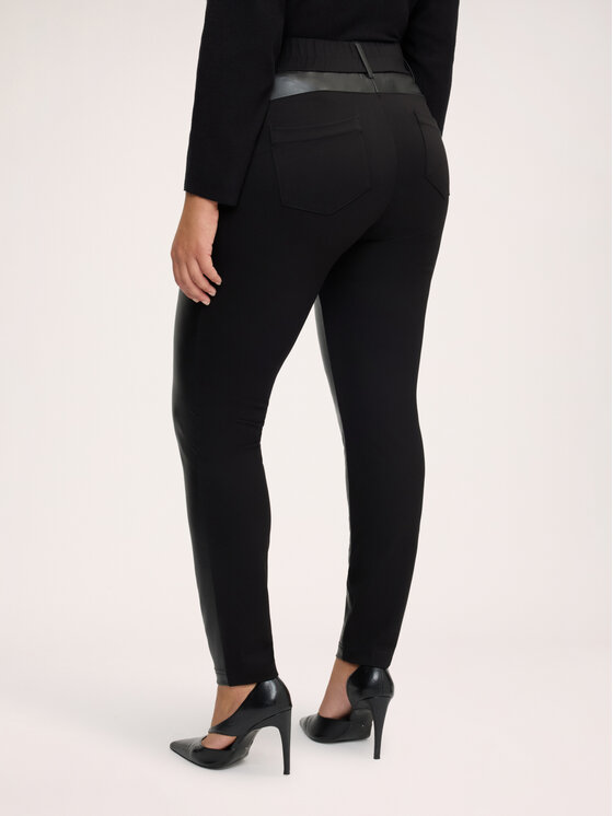 Fiorella Rubino Fiorella Rubino Pantaloni di tessuto P715L002519N033 Nero Skin Fit