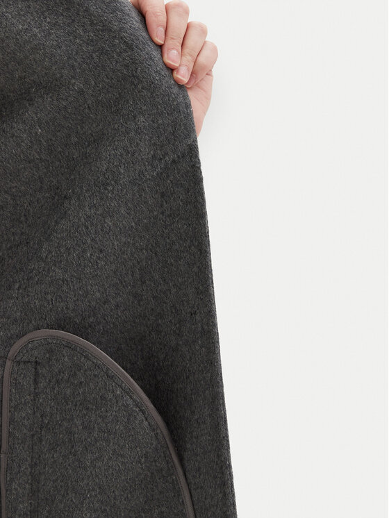 Motivi Motivi Płaszcz wełniany 0042Q000529N Szary Regular Fit