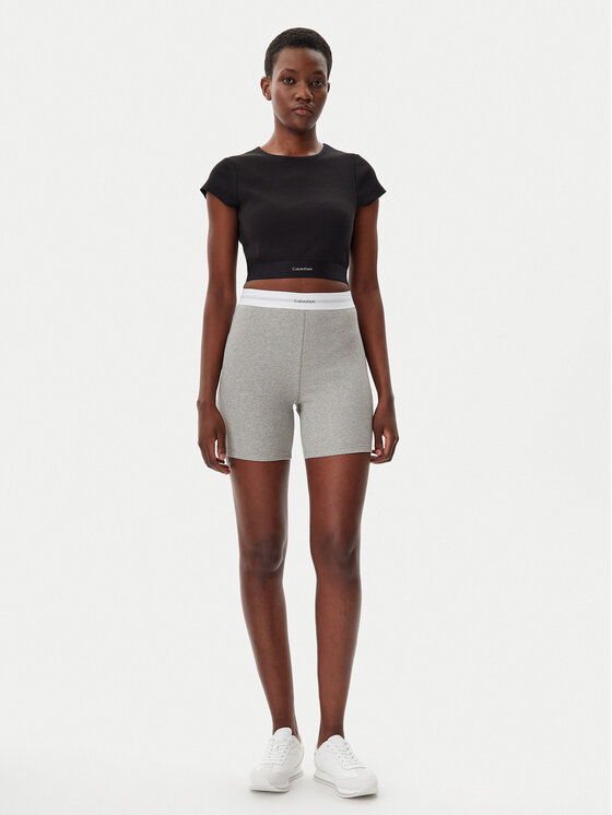 Calvin Klein Underwear Calvin Klein Underwear Pantaloni scurți pijama 000QS7216E Gri Slim Fit
