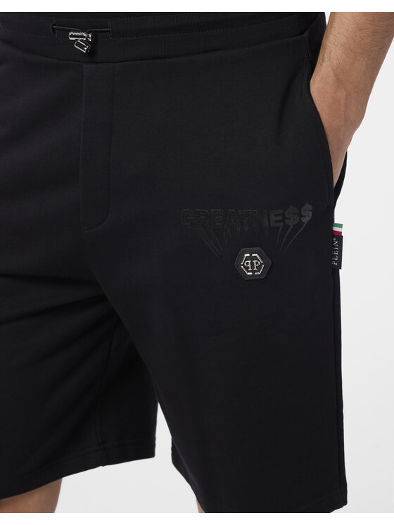 PHILIPP PLEIN PHILIPP PLEIN Pantaloncini sportivi 26001 Nero Jogger Fit