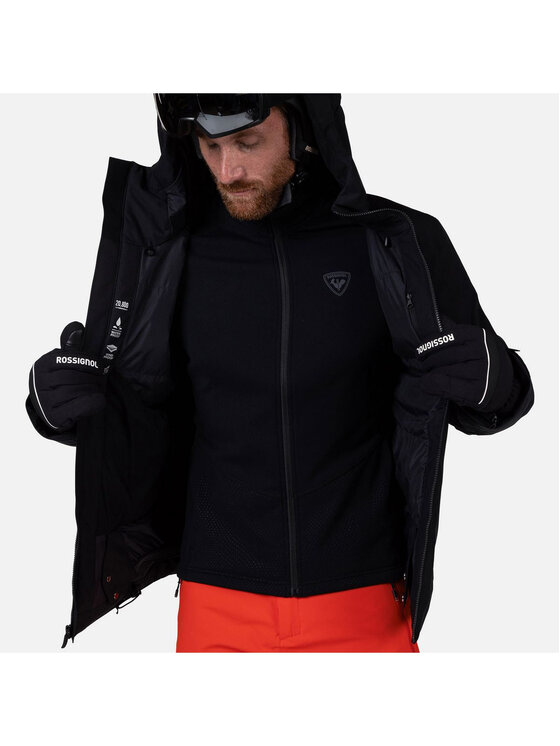 Rossignol Rossignol Kurtka narciarska Rochrun Insulated Jkt Czarny Regular Fit