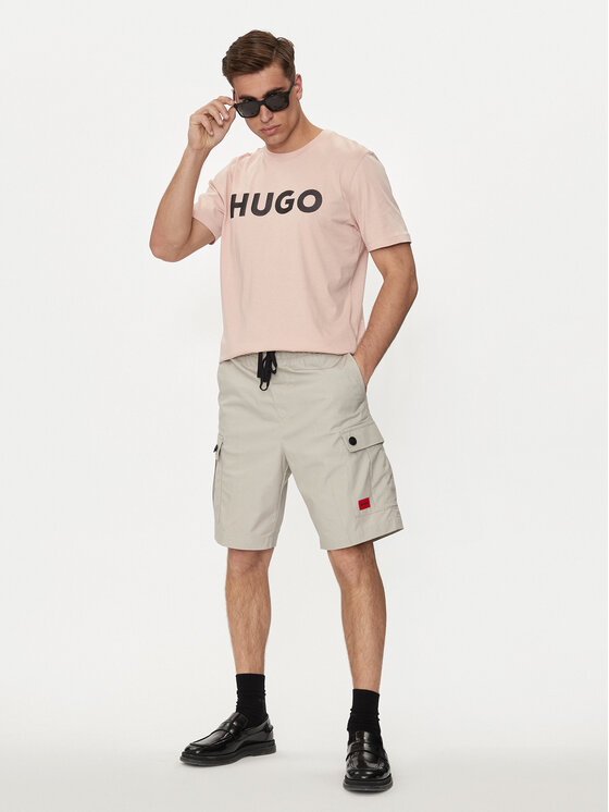 HUGO Hugo Pantalon scurți din material Garlio242 50510594 Gri Regular Fit