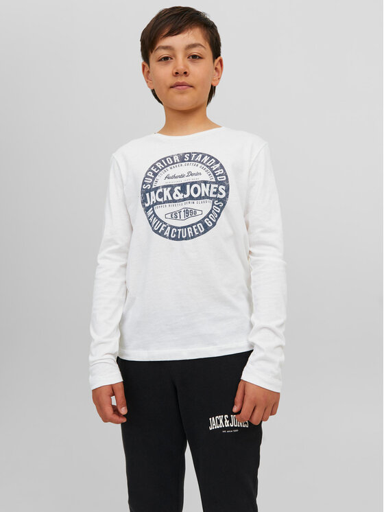 Jack&Jones Junior Blúzka 12237416 Biela Regular Fit