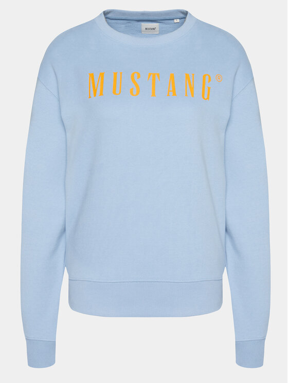 Mustang Mikina Aberdeen 1014960 Modrá Regular Fit