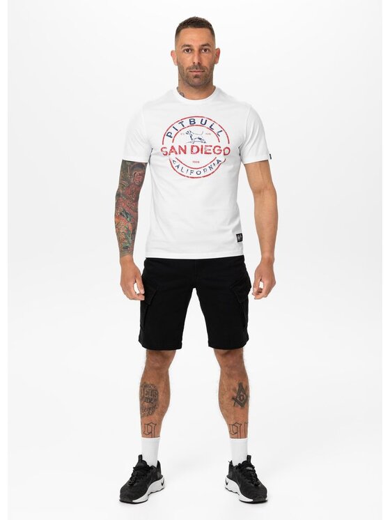 PITBULL PITBULL T-Shirt AUTOMATIC Biały Regular Fit