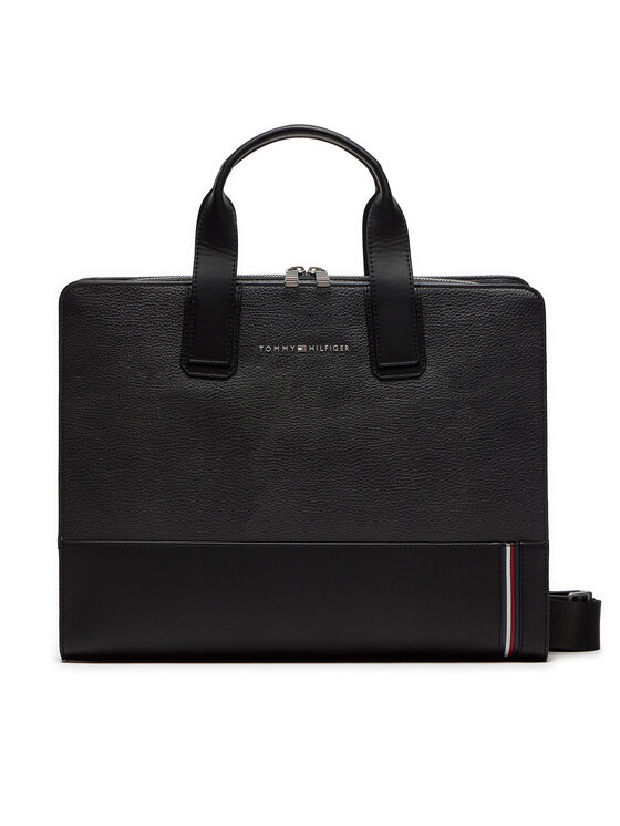 Tommy Hilfiger Tommy Hilfiger Torba za prenosnik Th Central Slim Computer Bag AM0AM12447 Siva