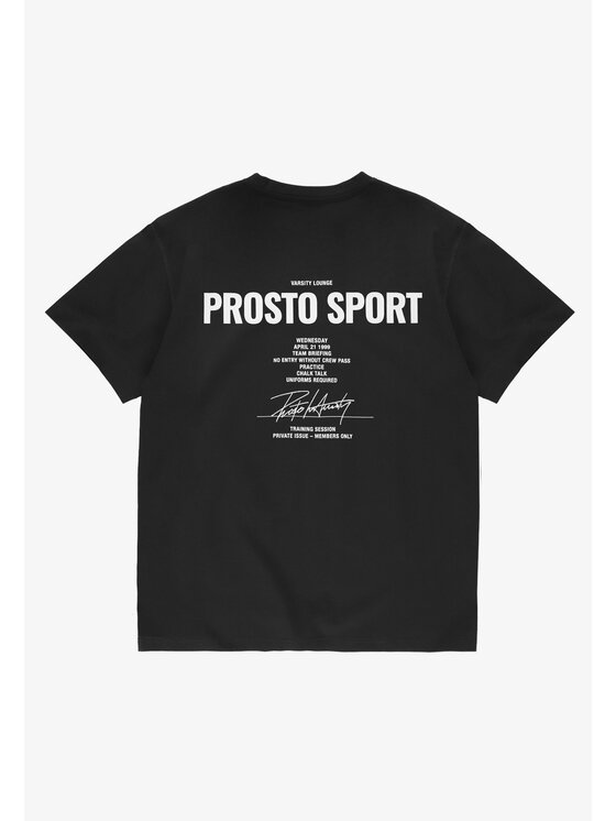 PROSTO. PROSTO. T-Shirt Club Czarny Oversize