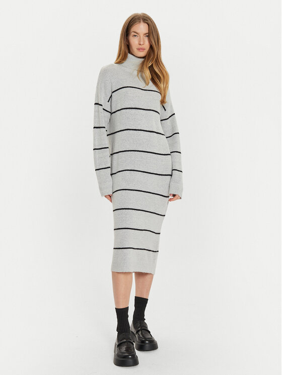 Brave Soul Brave Soul Rochie tricotată LKD-510DOUGA Gri Regular Fit