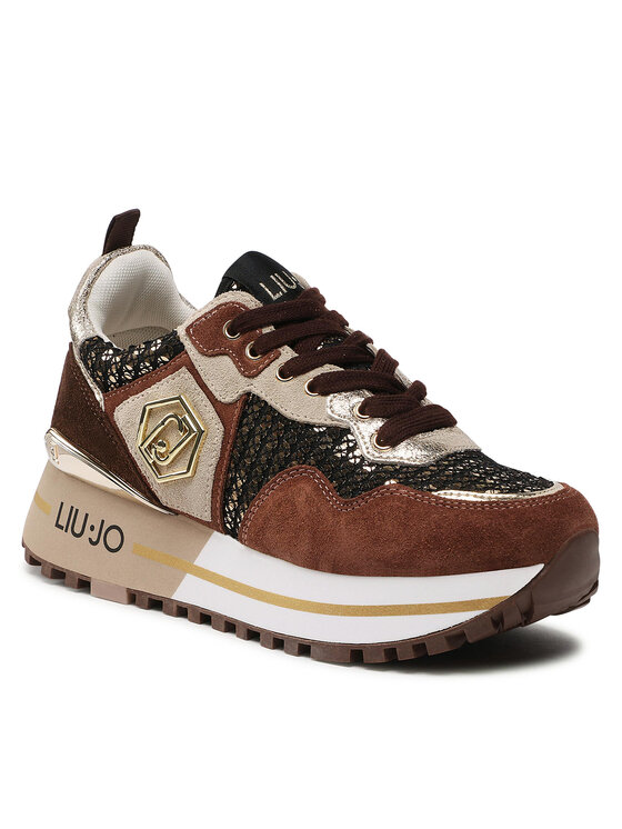 Liu Jo Liu Jo Снікерcи Maxi Wonder 01 BF2095 PX242 Коричневий