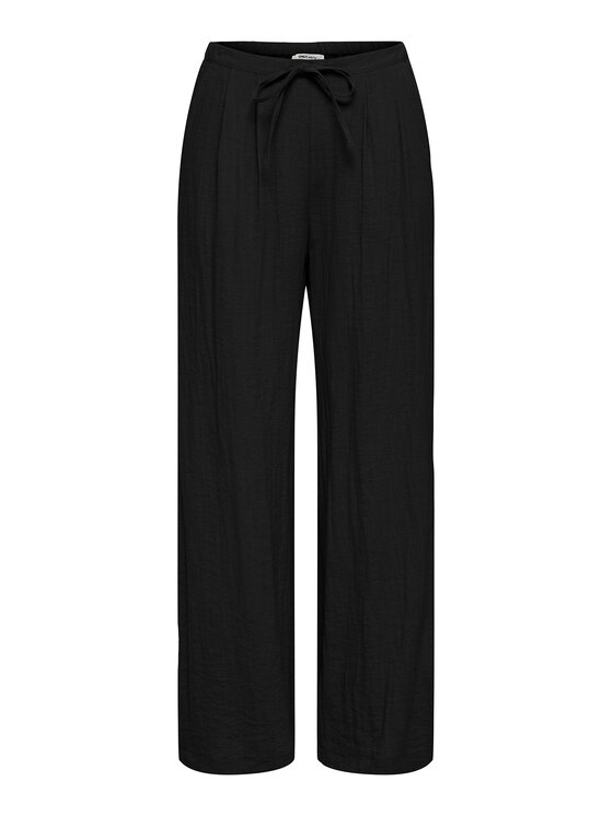 ONLY Pantaloni din material Lita 15370273 Negru Relaxed Fit