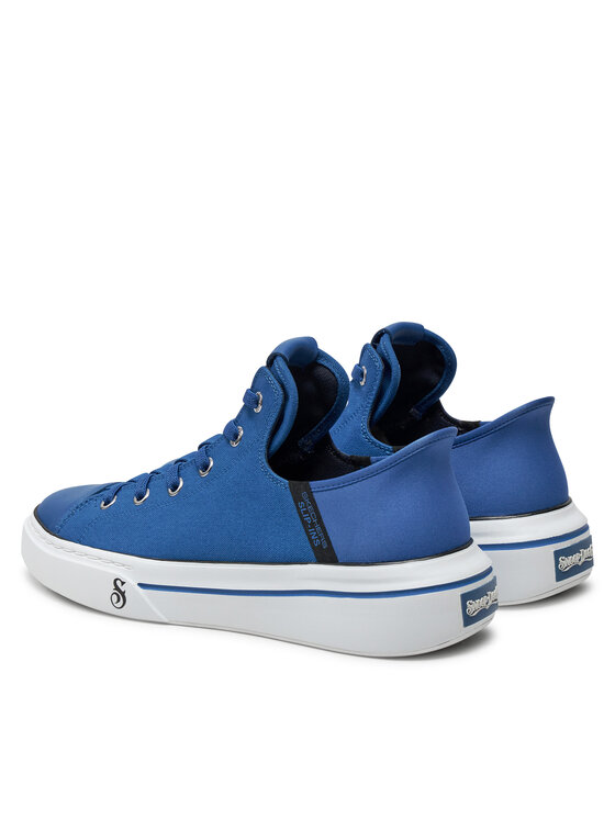 Skechers Skechers Sneakersy Boss Life Canvas 251026/BLU Niebieski