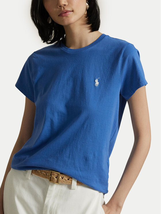 Polo Ralph Lauren Polo Ralph Lauren T-Shirt 211898698034 Niebieski Straight Fit