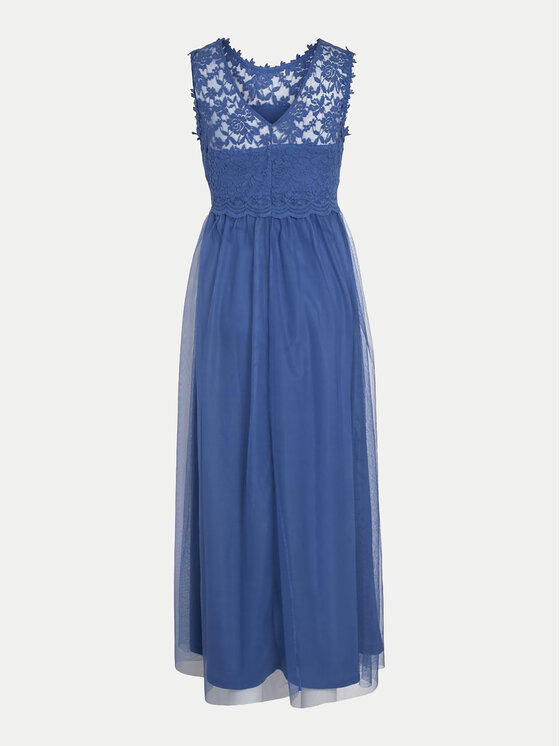Vila Vila Abito da sera Lynnea 14052673 Blu Regular Fit