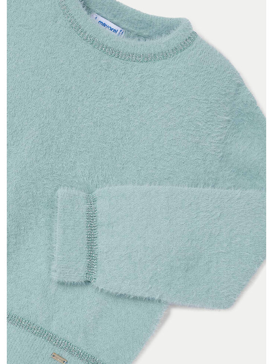 Mayoral Mayoral Pulover 4353 Zelena Regular Fit