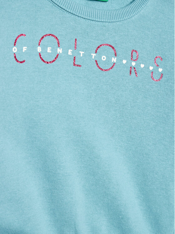 United Colors Of Benetton United Colors Of Benetton Bluza 35TMG105T Niebieski Regular Fit