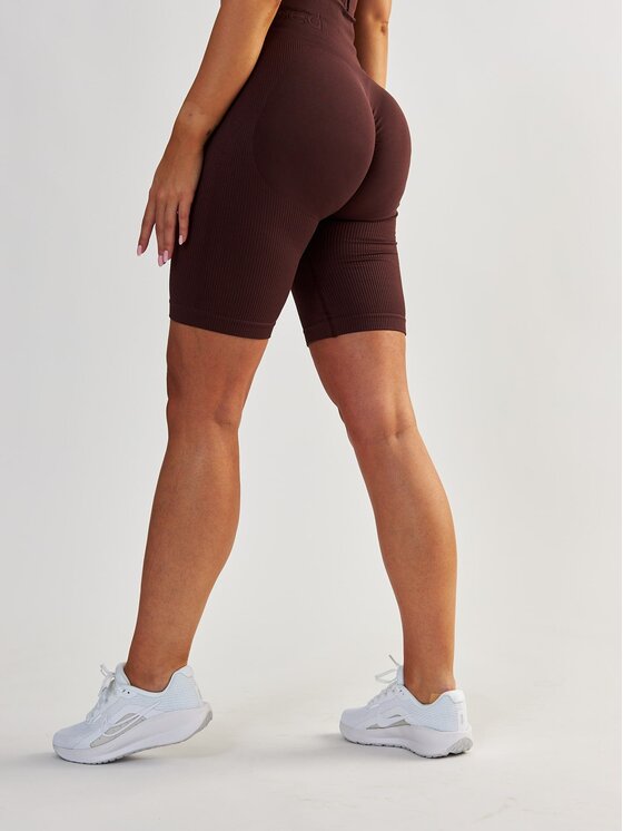 BeShaped BeShaped Sportovní kraťasy Modelujące Body Boost Hnědá Shaping Fit