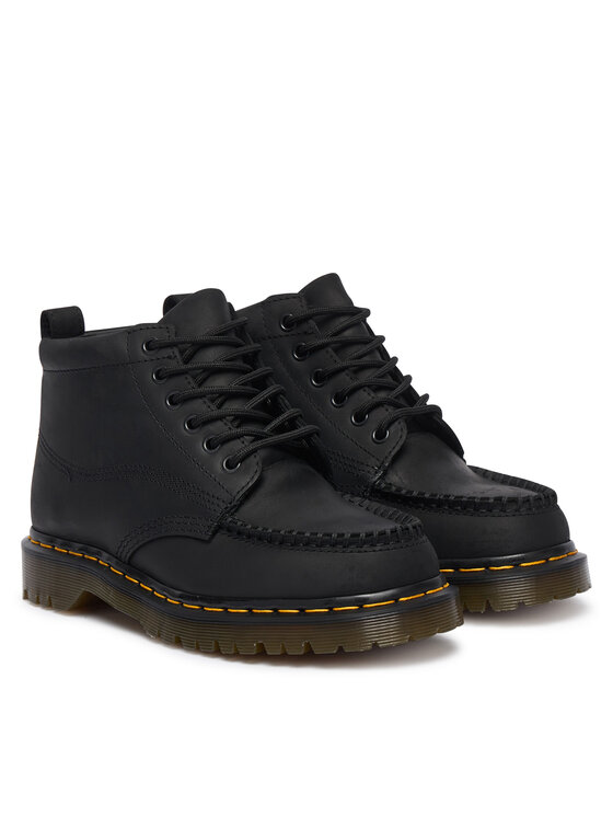 Dr. Martens Dr. Martens Зимни обувки Lowell Chukka 6 Eye Crazy Horse DM43680001 Черен