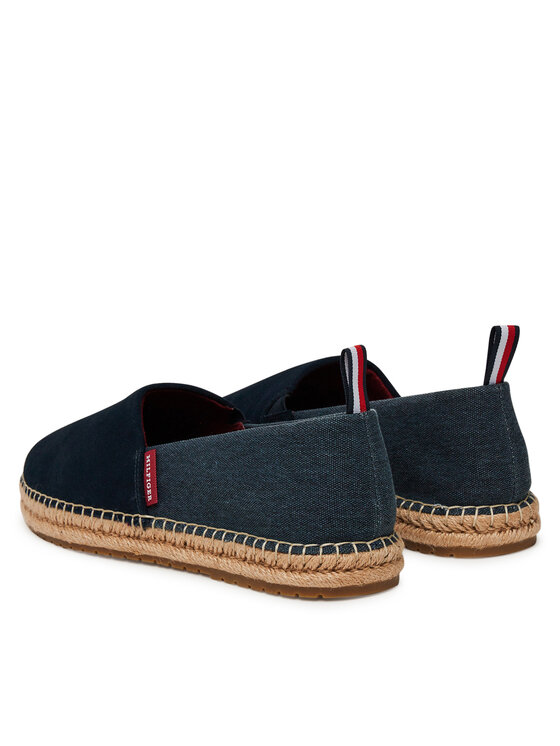 Tommy Hilfiger Tommy Hilfiger Espadryle Hilfiger Flex Mix Espadrille FM0FM05497 Granatowy