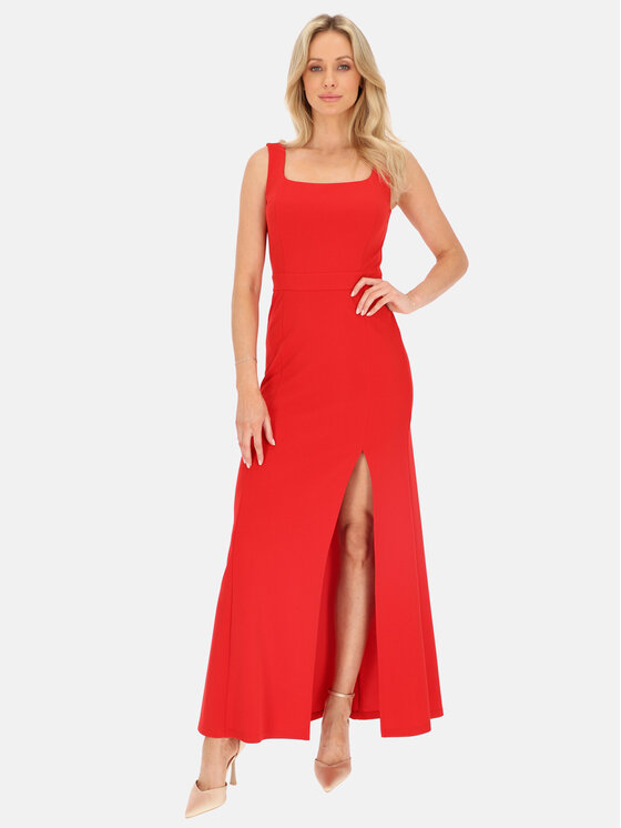 L’AF L’AF Sukienka wieczorowa Katti Czerwony Slim Fit