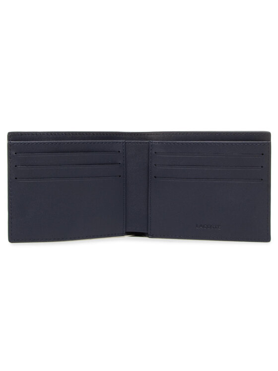 Lacoste Lacoste Große Herren Geldbörse Small Billfold NH1115FG Dunkelblau