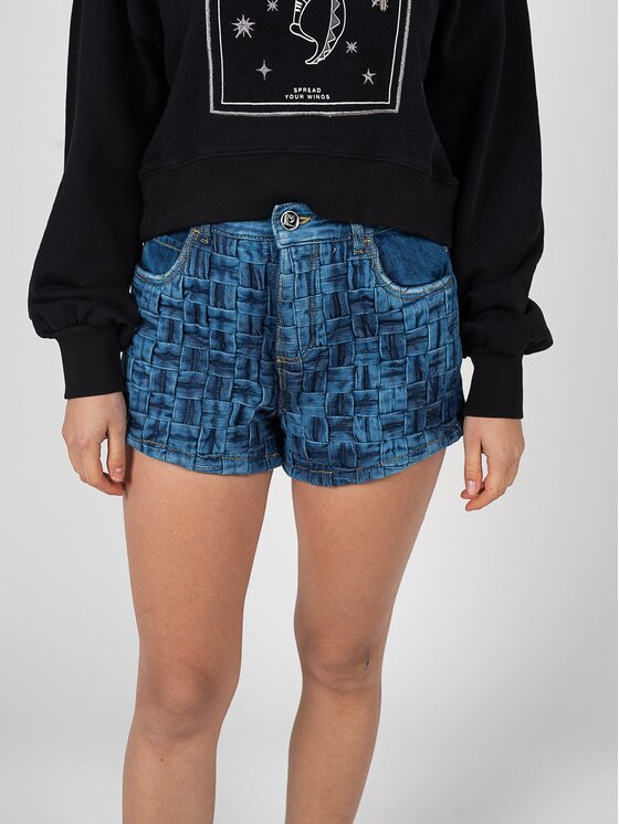 PINKO PINKO Šortky 1J10W6 Y648 Tmavomodrá Regular Fit