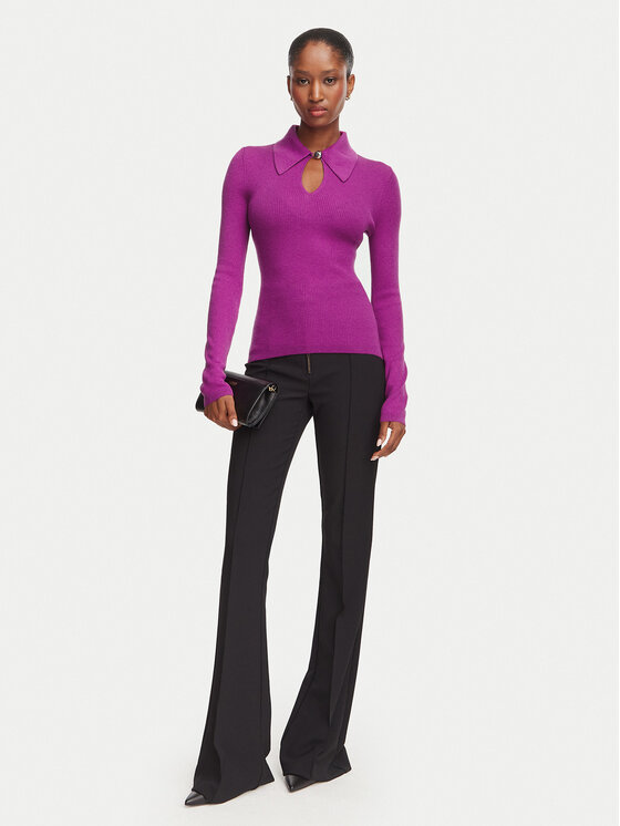 HUGO HUGO Sweter Sdropa 50562687 Różowy ciemny Slim Fit