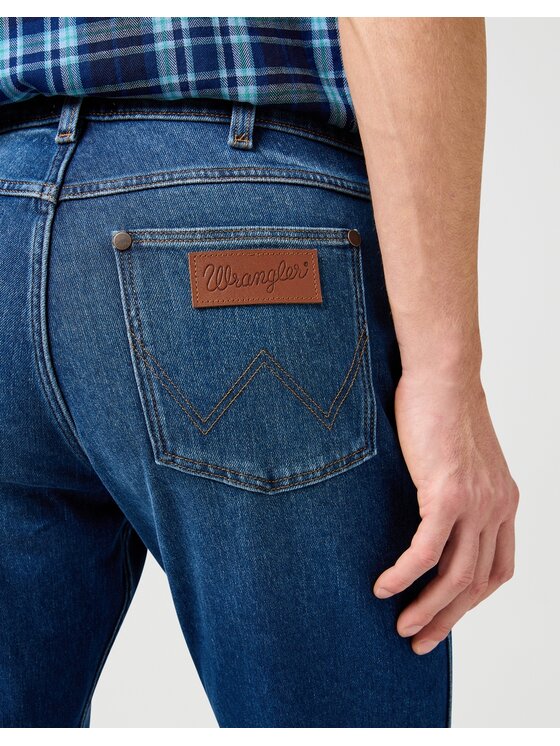 Wrangler Wrangler Jeansy Greensboro 112362444 Granatowy Regular Fit