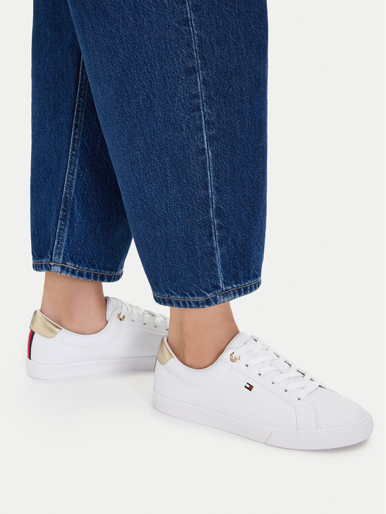 Tommy Hilfiger Tommy Hilfiger Laisvalaikio batai Im Sneaker FW0FW09652 Balta