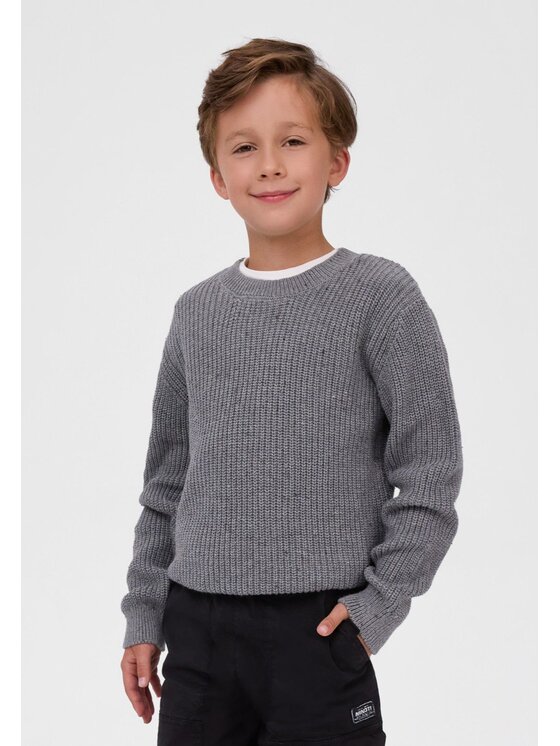 minoti minoti Sweter 33KNIT273 Szary Regular Fit