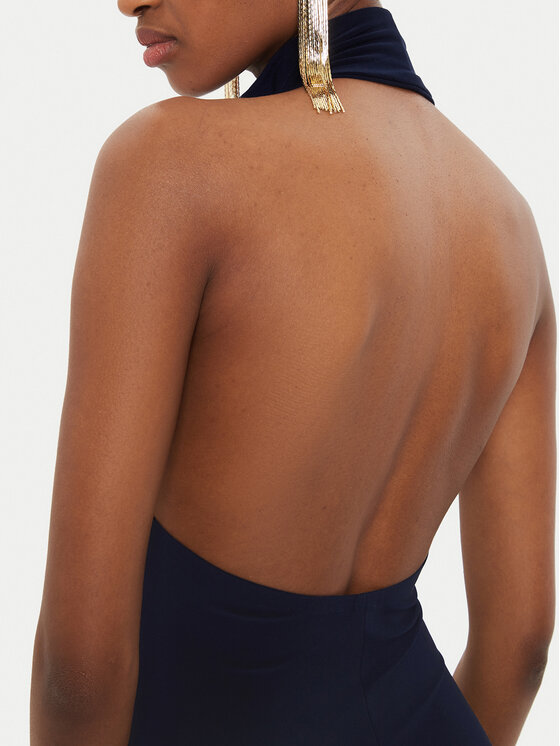 NORMA KAMALI NORMA KAMALI Estélyi ruha KK2243PL236951 Sötétkék Slim Fit