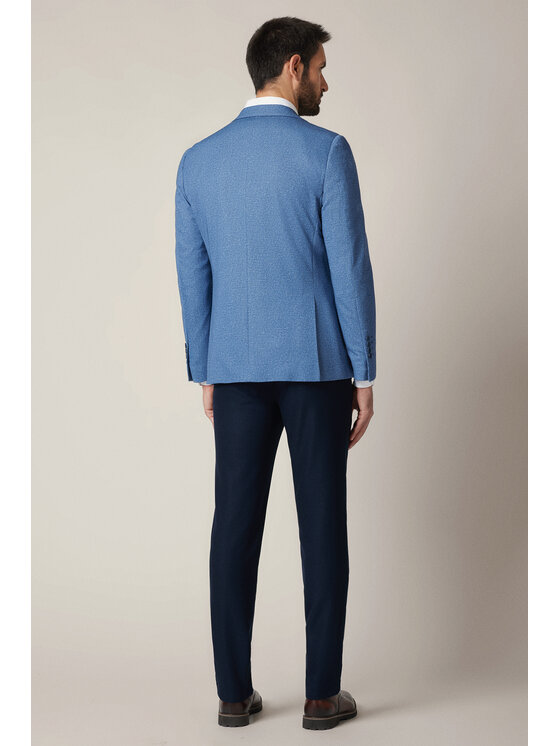 Lancerto Lancerto Marynarka Varallo MA131225000012 Niebieski Slim Fit