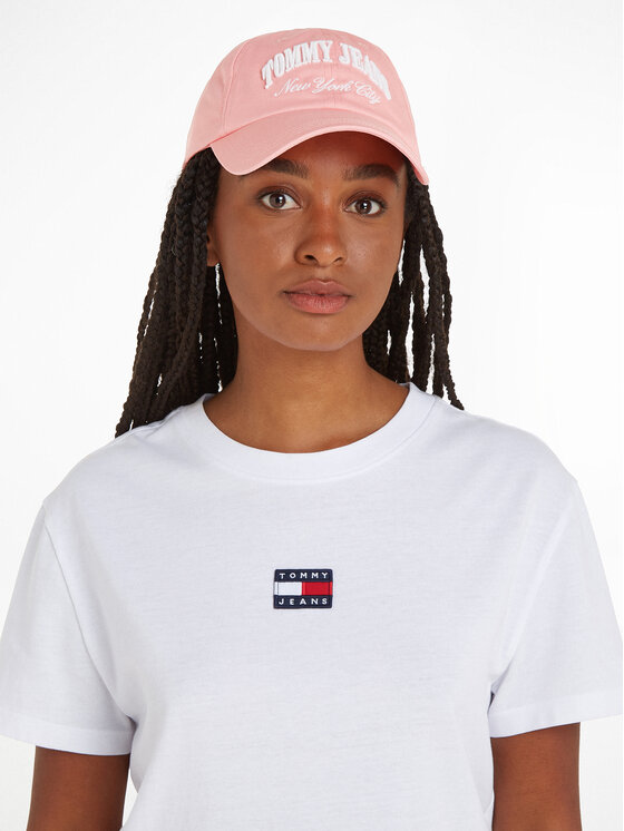 Tommy Jeans Tommy Jeans Cap Hot Summer AW0AW15959 Rosa