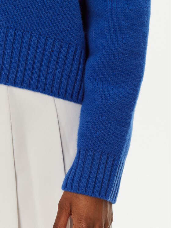Weekend Max Mara Weekend Max Mara Džemper Gabbia 2425366162 Tamnoplava Regular Fit