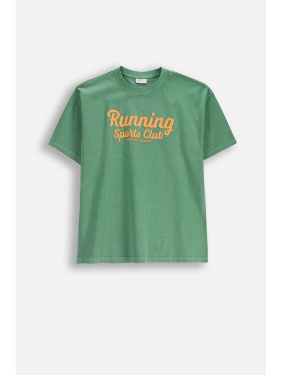 Coccodrillo Coccodrillo T-Shirt WC6143205IBJ-011 Zelená Regular Fit
