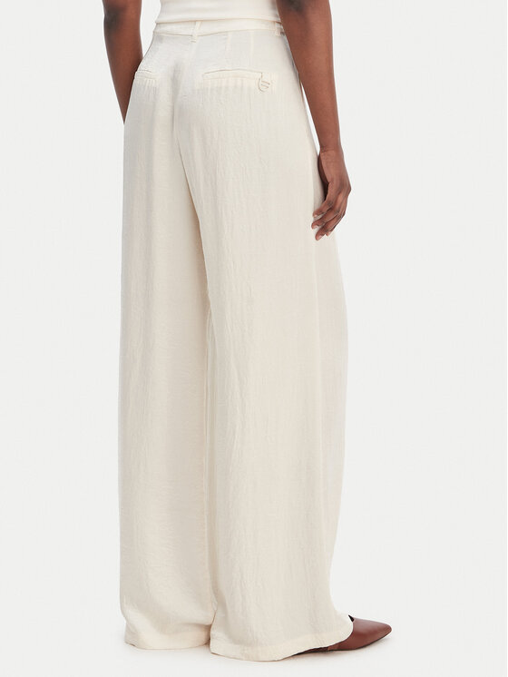 Marella Marella Palazzohose Formato 2613131035 Écru Wide Leg