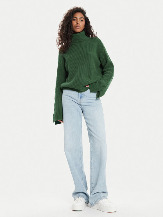 United Colors Of Benetton United Colors Of Benetton Поло 1244D203D Зелен Regular Fit