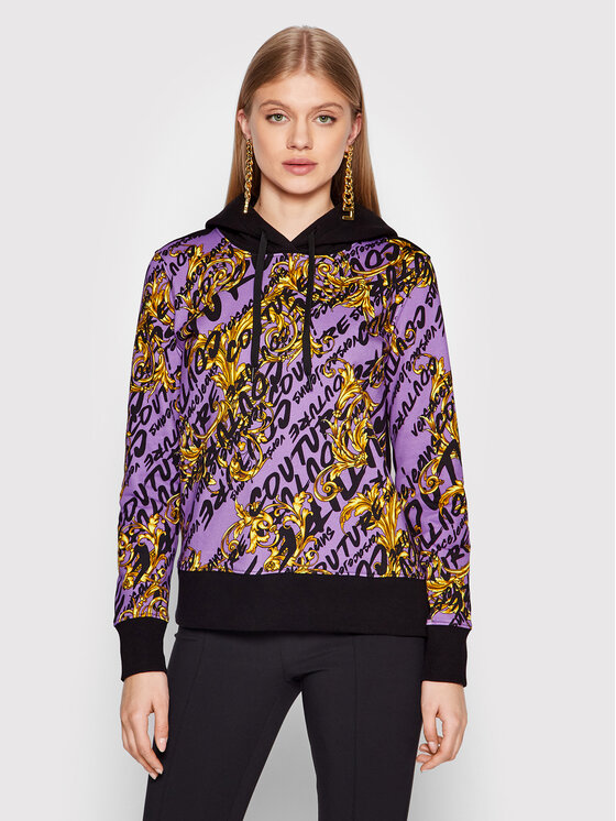 Versace Jeans Couture Versace Jeans Couture Μπλούζα 73HAI3A8 Μωβ Regular Fit