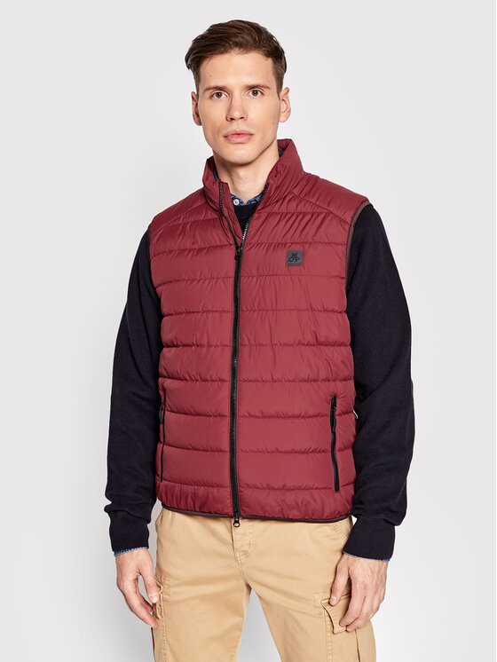 Marc O'Polo Telovnik 227 0960 72022 Bordo rdeča Regular Fit