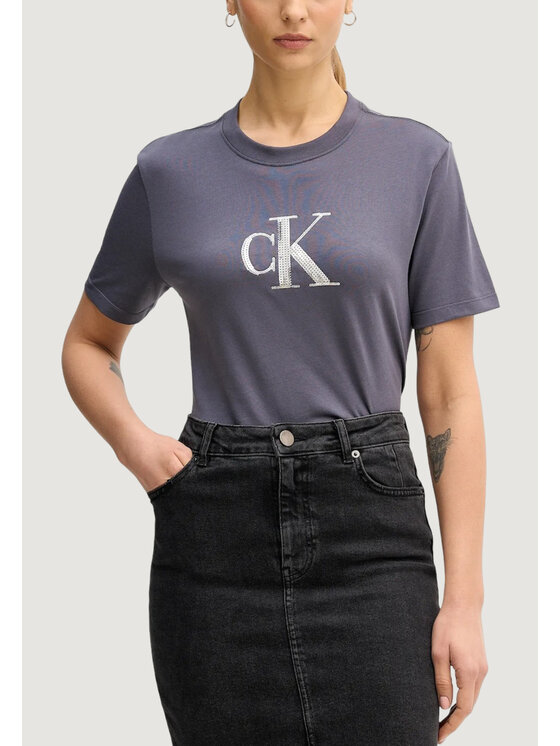 Calvin Klein Jeans Calvin Klein Jeans T-shirt LV044E215G Grigio Casual Fit