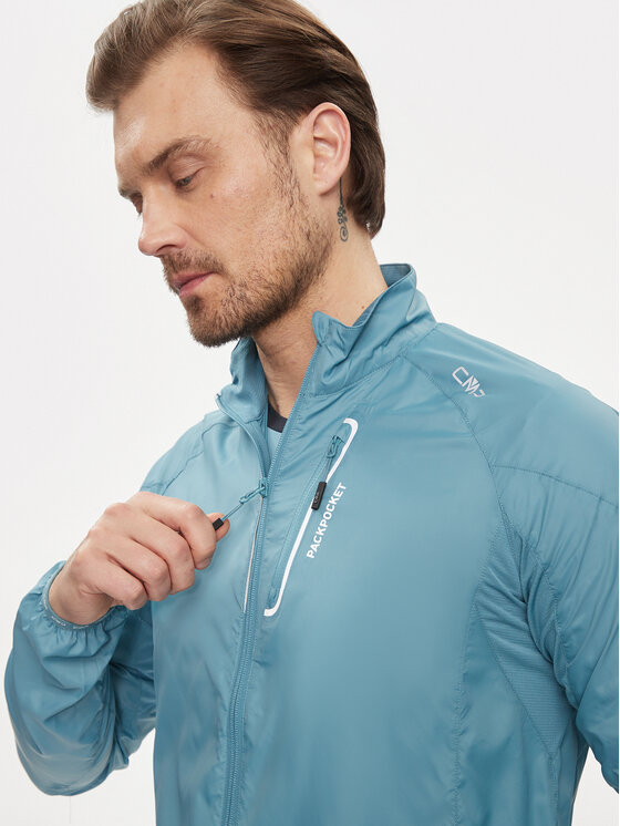 CMP CMP Kurtka do biegania 3C46777T Niebieski Regular Fit