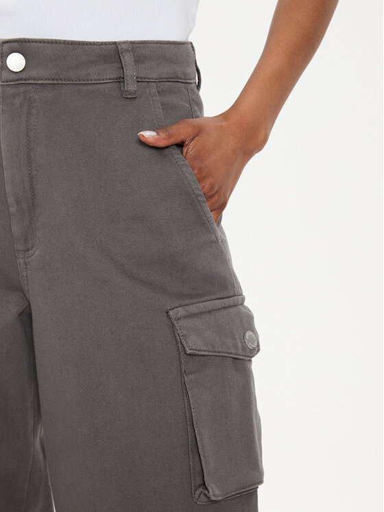 Gestuz Gestuz Pantaloni di tessuto Mirza 10908720 Grigio Relaxed Fit