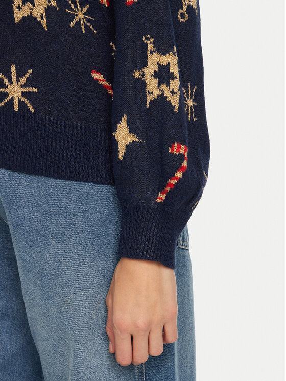 Pieces Pieces Sweater Sugar 17152789 Sötétkék Regular Fit