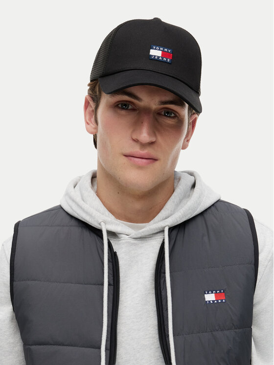 Tommy Jeans Tommy Jeans Шапка с козирка Herritage AM0AM14202 Черен