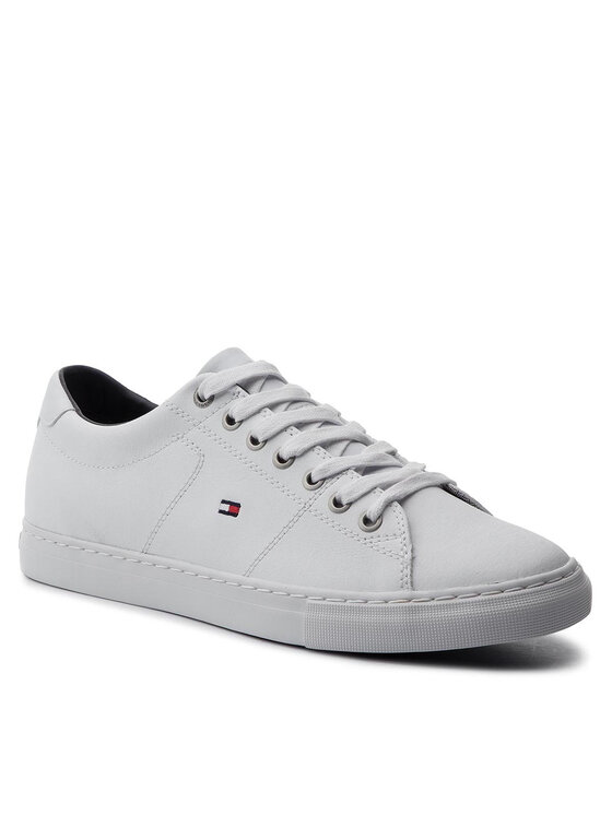 Tommy Hilfiger Tommy Hilfiger Sneakersy Essential Leather Sneaker FM0FM02157 Bílá