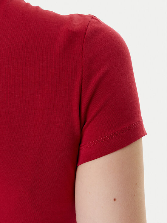 Guess Guess T-shirt W4BI26 J1314 Bordeaux Regular Fit