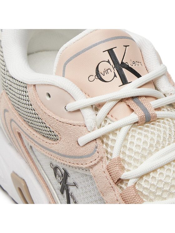 Calvin Klein Jeans Calvin Klein Jeans Tenisice Retro Tennis Su-Mesh Wn YW0YW00891 Bež