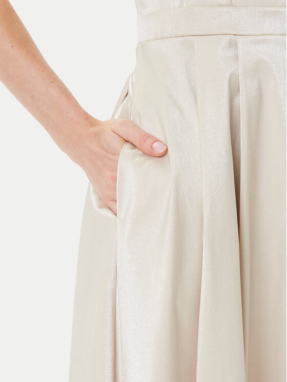 Rinascimento Rinascimento Kokteilikleit CFC0125066003 Beež Regular Fit