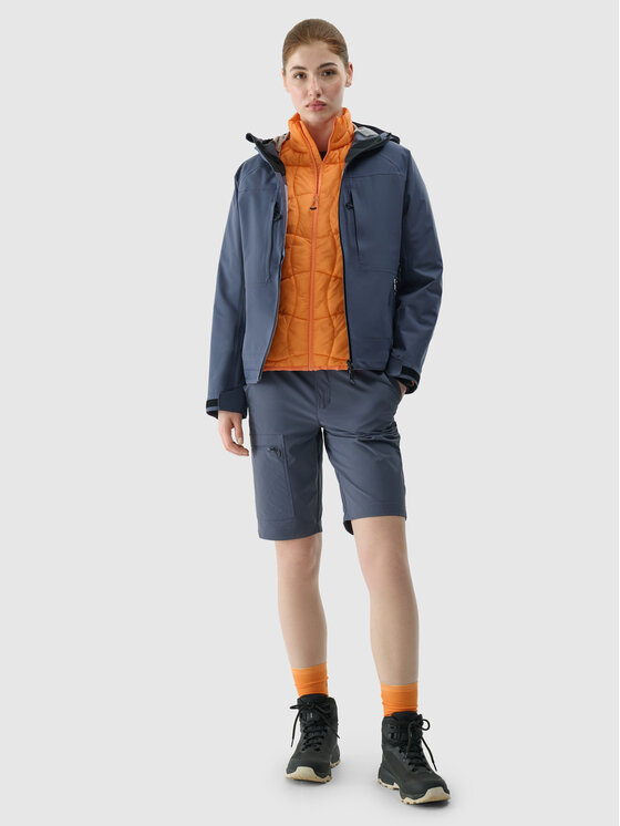 4F 4F Kurtka wielofunkcyjna HALNY Szary ciemny Regular Fit